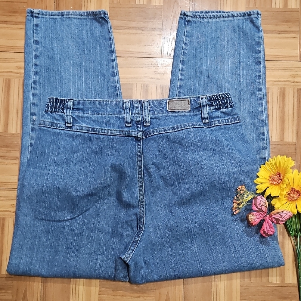 LEE side elastic at the waist jeans